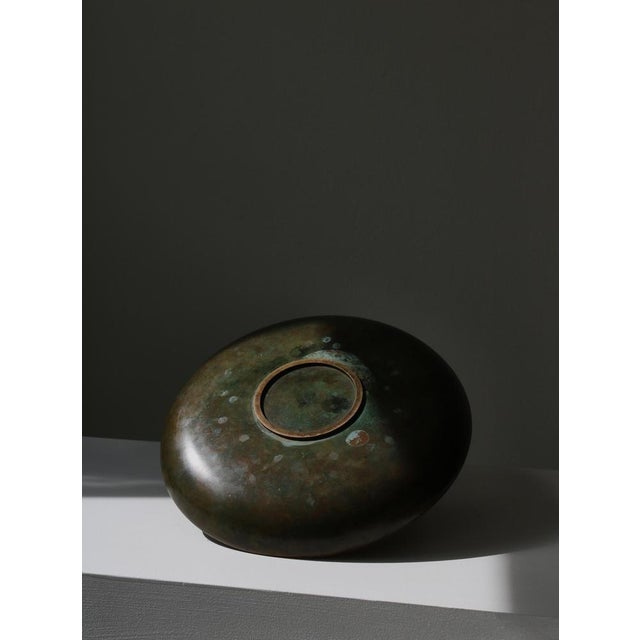 Large Danish Modern Tinos Tray in Patinated Bronze, 1930s For Sale - Image 11 of 14