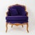 French Bergere Armchair in Velvet For Sale - Image 6 of 13
