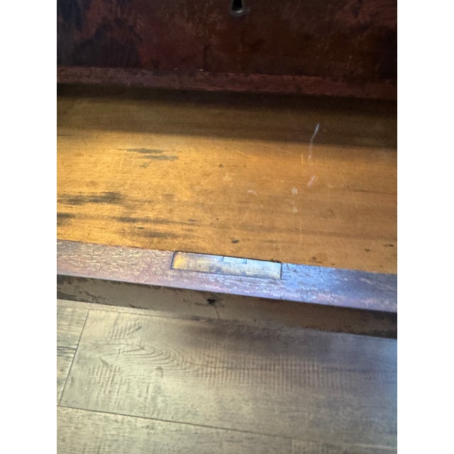 Antique Renaissance Revival Writing Desk With Bobbin Turned Legs For Sale - Image 14 of 15