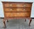 Queen Anne 18th Century Queen Anne Crossbanded Walnut Chest on Frame For Sale - Image 3 of 8