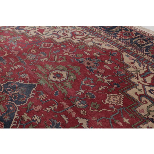 1950s Oversized Vintage Turkish Anatolian Floral Medallion Wool Rug by Rug & Kilim, 1950-1959 For Sale - Image 5 of 11