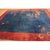 Blue Open Field Antique 1920s Walter Nichols Wool Chinese Art Deco Carpet Rug For Sale - Image 10 of 10
