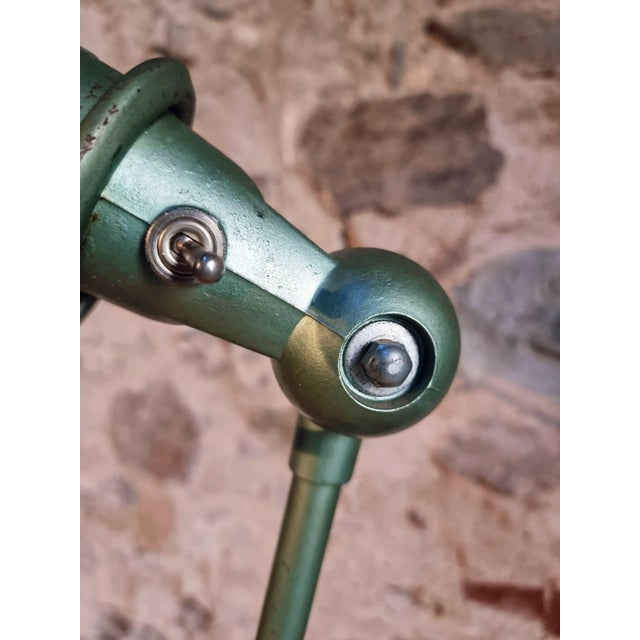 Vintage Articulated Desk Lamp in Reseda Green from Jielde, France, 1970s For Sale - Image 9 of 16