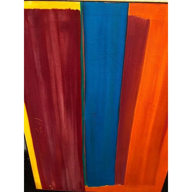 Mid Century Abstract in Primary Colors For Sale - Image 10 of 13