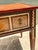 Sienna Vintage Alphonse Marina Carved Wood Console Table With Bone Inlay For Sale - Image 8 of 14