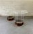 Pair of Unique Vintage Mid Century Teak and Acrylic End Tables For Sale - Image 9 of 10