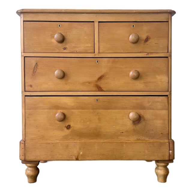 19th Century English Pine Chest of Drawers | Dresser For Sale