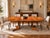 Exceptional vintage Baker Furniture dining table featuring a striking octagonal top with dramatic radial bookmatched...