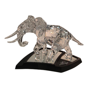 Large Swarovski LTD Ed Elephant Figurine- Signed & Numbered 3484/10,000- L50