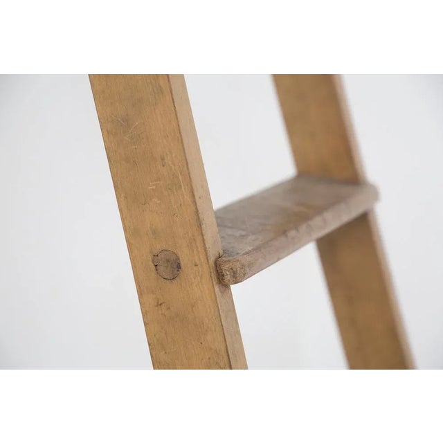 Vintage Italian Wooden Ladder For Sale - Image 6 of 8