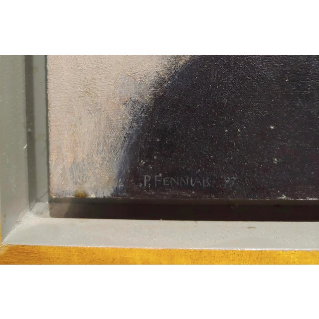 1970s Paul Fenniak -Portrait of Rod Steiger -Oil Painting For Sale - Image 5 of 9