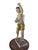 19th Century 19th Century Polychrome Giltwood Putti Sculpture, Distressed Finish For Sale - Image 5 of 14