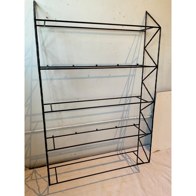 1990s Pair Of Steel Wall Mounted Shelves For Sale - Image 5 of 10