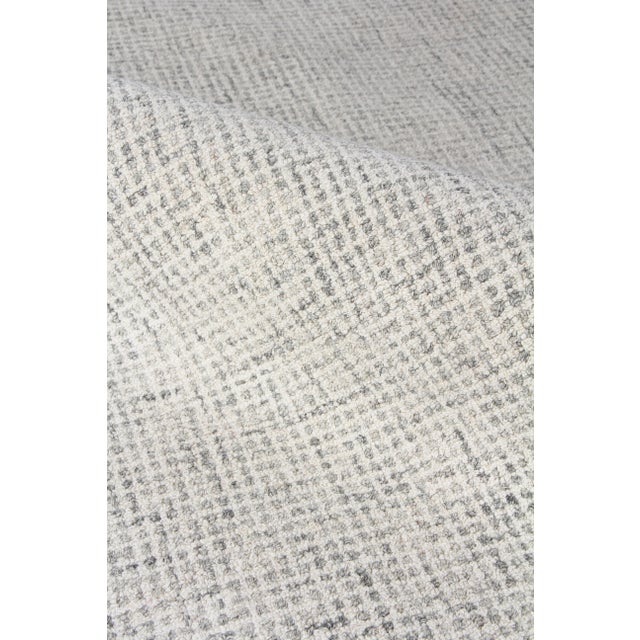 2020s Exquisite Rugs Melbourne Hand Loom Wool & Cotton Gray - 10'x14' For Sale - Image 5 of 8