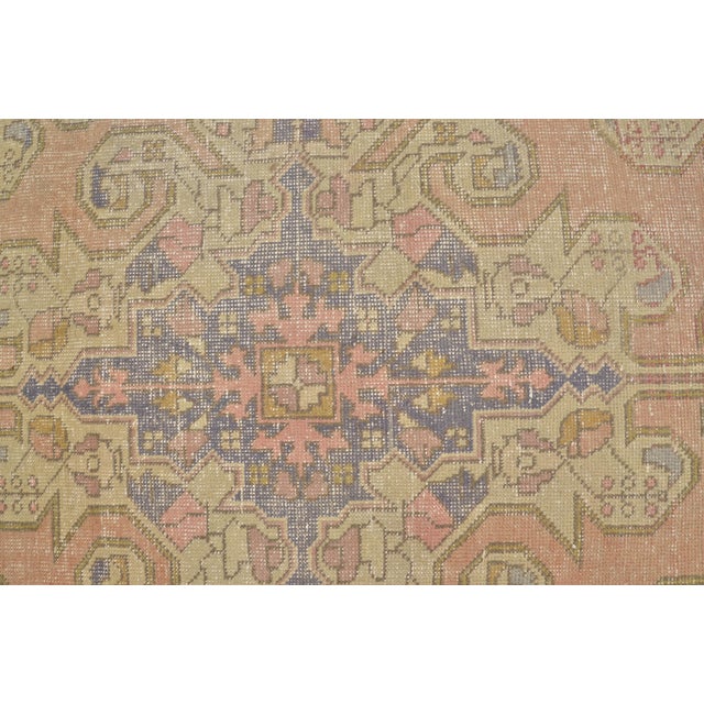 Textile 1950s Oushak Anatolian Floral Carpet For Sale - Image 7 of 10