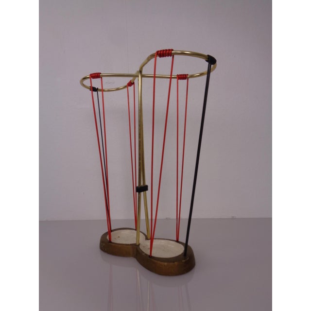 Mid-Century Modern Mid-Century Modern String Umbrella Stand, Germany, 1950s For Sale - Image 3 of 18