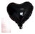 ArtArsouf Black Glossy Heart Balloon Sculpture For Sale