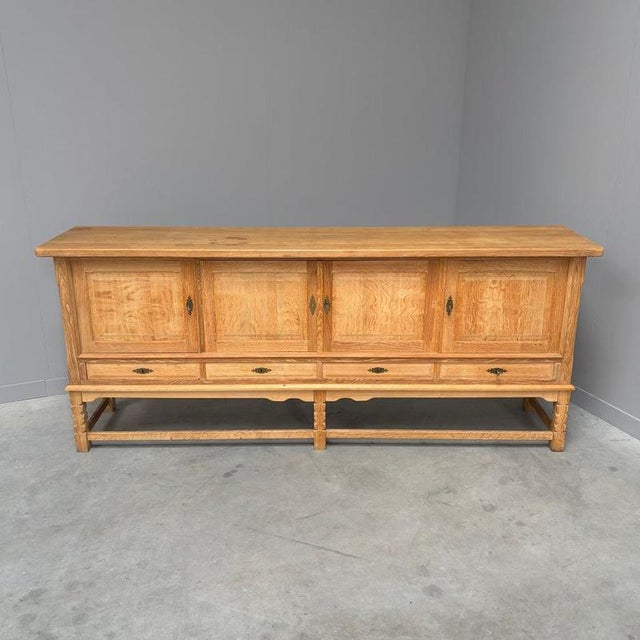 Oak Sideboard by Henning Kjaernulf, 1960s For Sale - Image 3 of 16