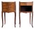 French Bedside Tables in Walnut, Set of 2 For Sale