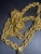 Mid-Century Modern 1960s Kramer Large 29” Oval Link Chain and Abstract Tasseled Pendant 4.5” For Sale - Image 3 of 7