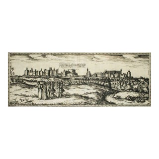 Oxford, Map from ''Civitates Orbis Terrarum'' - by F. Hogenberg - 1575 1575 For Sale