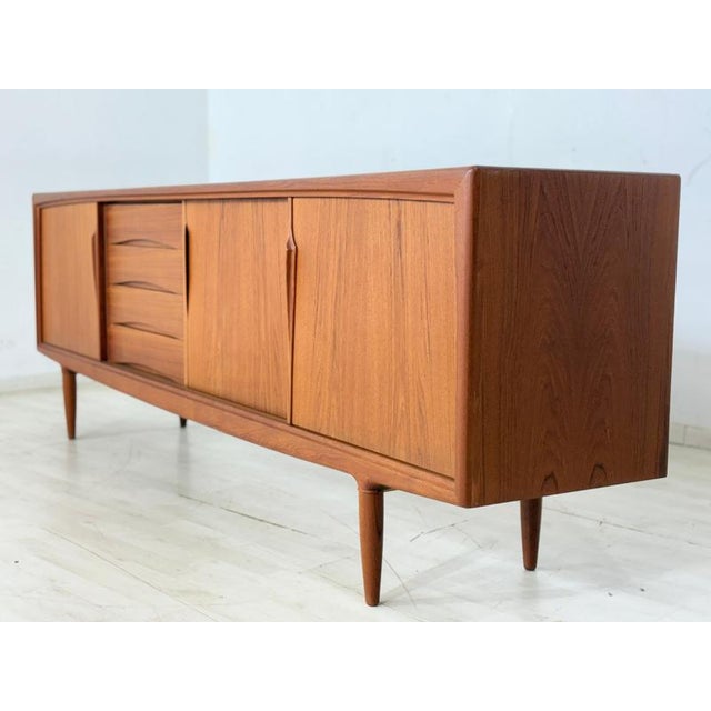 Mid-Century Danish Teak Sideboard by Axel Christiansen for Odder Møbel, 1960s For Sale - Image 17 of 18