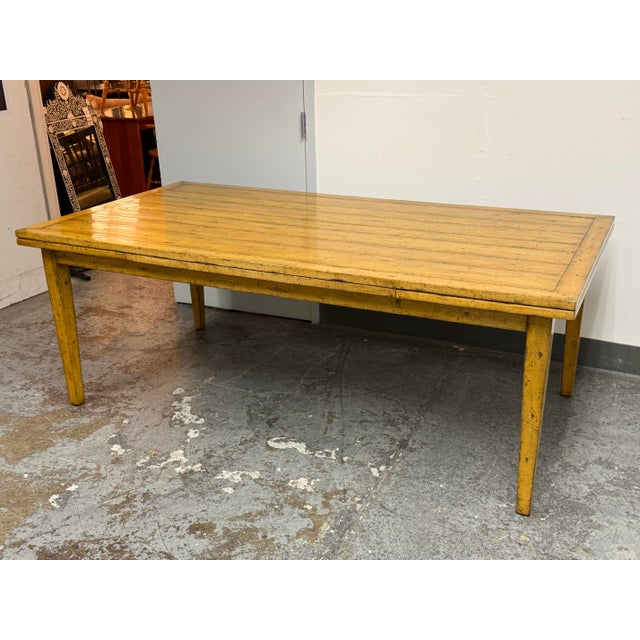 Alder & Company Benchmark Furniture Refectory Extension Dining Table For Sale - Image 4 of 12