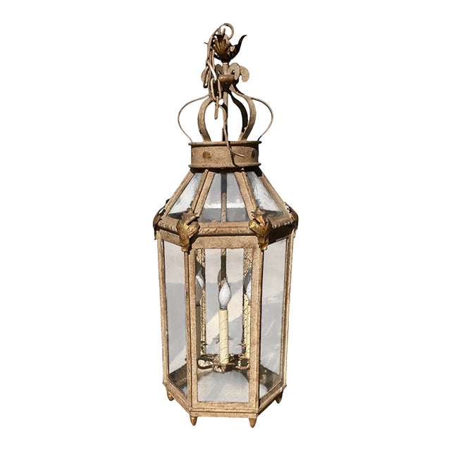 Paul Ferrante Lantern Forged Gilt Iron, "4000 Series" - Pair Available For Sale