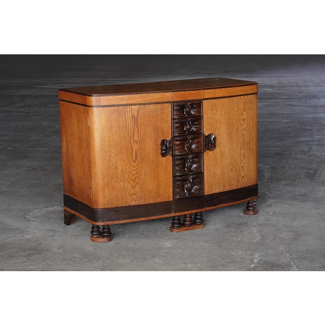 Amsterdamse School Cabinet by Willem Rädecker, Netherlands, 1920s For Sale - Image 12 of 12