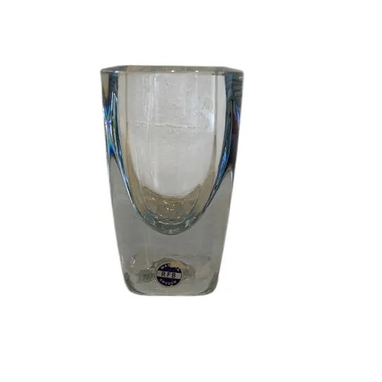 Modern Vintage Strömbergshyttan Crystal Vase For Sale - Image 3 of 12