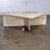 Late 20th Century Modern to Postmodern Triangle Travertine Coffee or Cocktail Table Style of Up & Up For Sale - Image 16 of 18