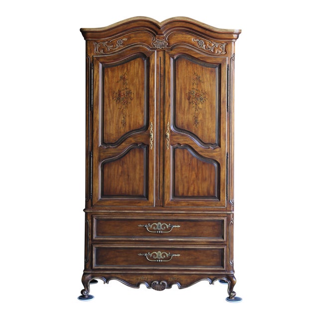 Late 20th Century Drexel Heritage Brittany Collection Armoire Chairish