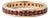 Natural Garnet Full Eternity Band Ring – Channel Set Round Gemstone Wedding Band – Us 7 For Sale