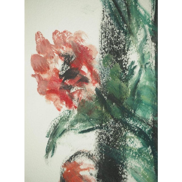 Roger Crusat (1917-1994) Bouquet of Red Anemones Original gouache On wove paper, 32 x 50 cm (approx. 13 x 20 inches)...