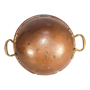 Antique French Copper Chocolate Tempering Pot/Double Boiler
