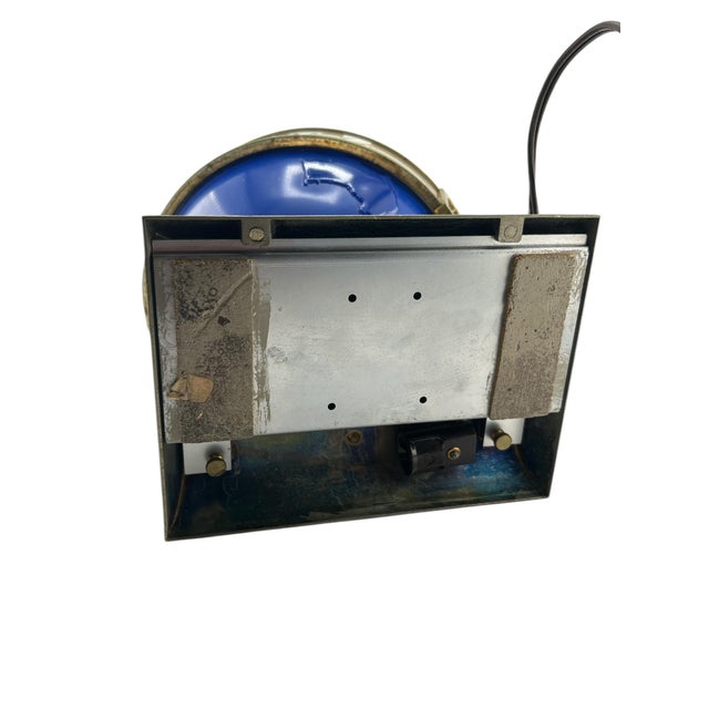 Metal Vintage 1956 Schlitz Beer Salesman Sample Rotating Globe Desk Lamp For Sale - Image 7 of 8