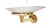 Modern Jill Wall Sconce in Polished Brass and Opaline Glass from Arteluce, Italy, 1970s For Sale - Image 3 of 17