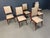 Beige Mid-Century Italian Dining Chairs, 1950s, Set of 6 For Sale - Image 8 of 13