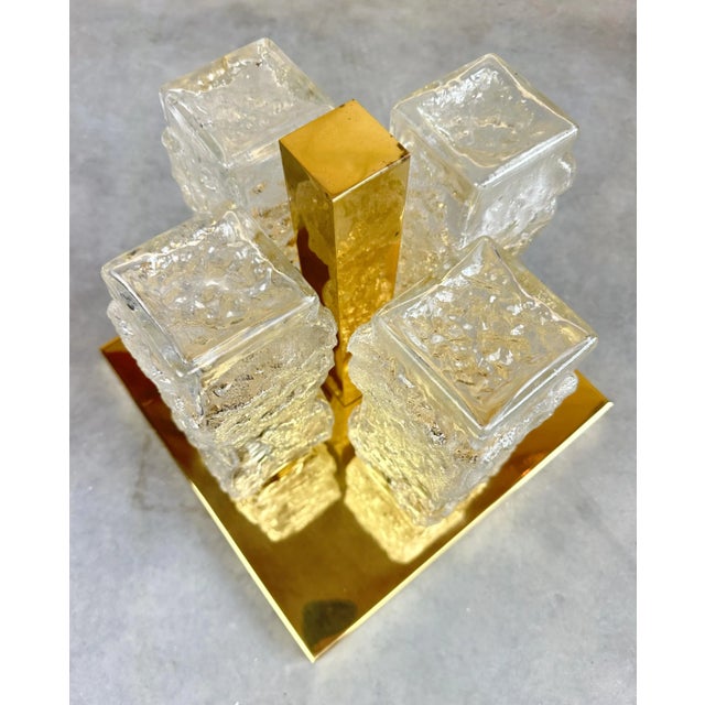 Metal Vintage Flush Mount from Hillebrand, 1970s For Sale - Image 7 of 13