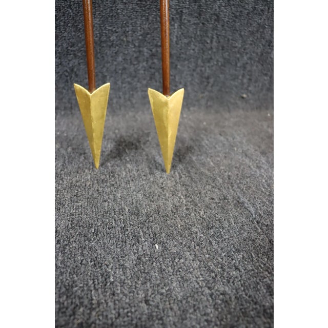 Mahogany and gilded arrows