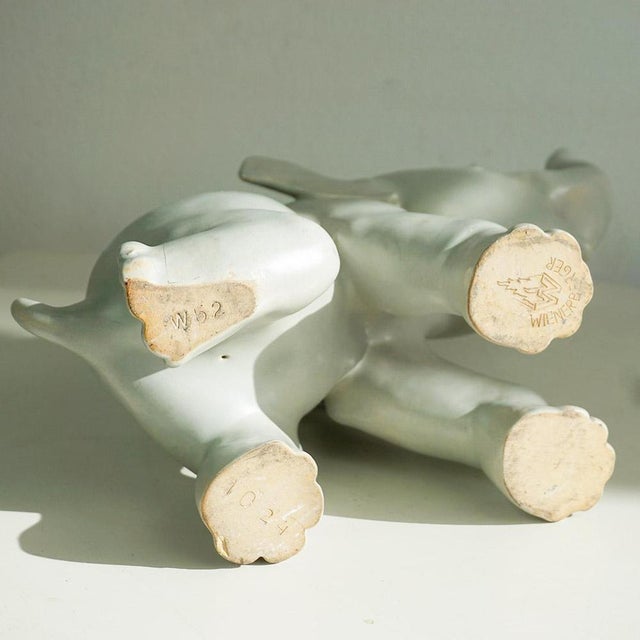 Mid-Century Austrian Ceramic Elephant from Wienerberger, 1950s For Sale - Image 9 of 12