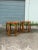 Late 20th Century Rattan and Bamboo Pair of Barrel Side Tables With Inset Star Top For Sale - Image 9 of 12