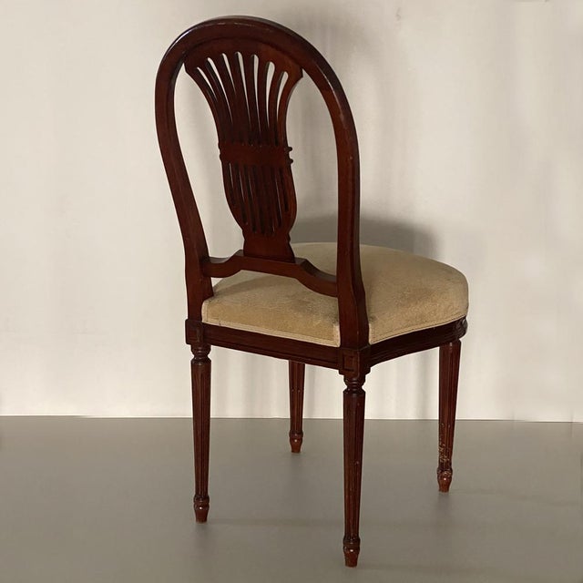 Late 19th Century French Neoclassical Louis XVI Style Dining Room Set, Set of 15 For Sale - Image 5 of 18