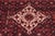 Shabby Chic Persian Tabriz Red/Beige Wool Rug - 7'0'' X 9'8'' For Sale - Image 4 of 10