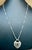 Silver Tiffany & Co. Sterling Silver Heart Lock Tag Charm Necklace For Sale - Image 8 of 8