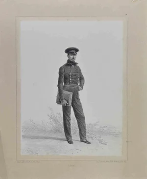 Auguste Raffet, Portrait, Lithograph, 1843