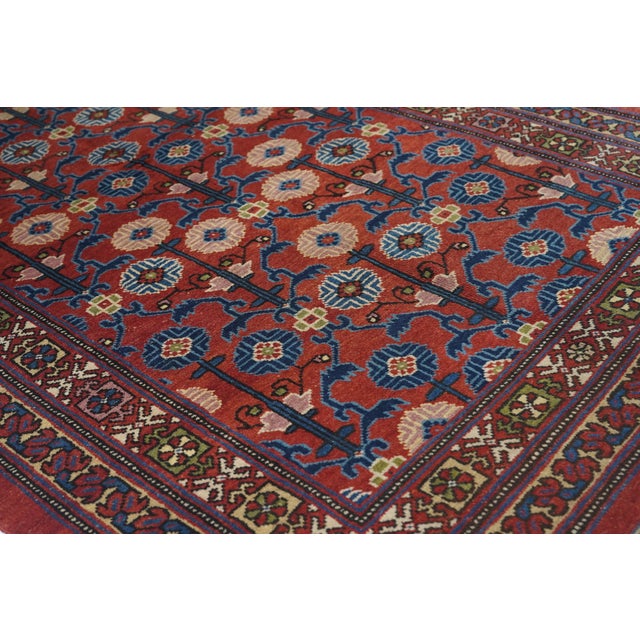 1940s Vintage Khotan Samarghand Rug 4'4'' X 7'4'' For Sale In New York - Image 6 of 12