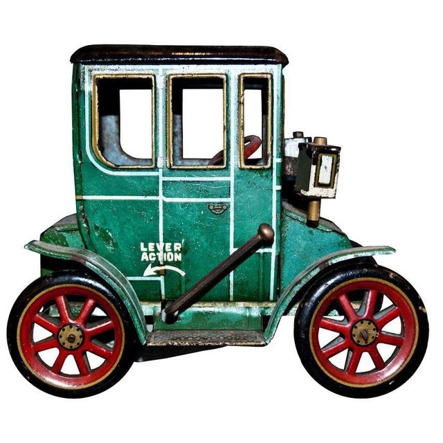 Vintage Japanese Lever Car Toy from Modern Toys, 1940s For Sale - Image 6 of 6