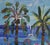 Yvon Grac, The Cros Dei Pin Beach at St. Jean Cap Ferrat, 1990s, Oil Painting on Canvas, Framed For Sale - Image 6 of 18