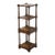 Pennsylvania House Solid Oak Rustic European Style 12" Square Tiered Shelf / Etagere For Sale